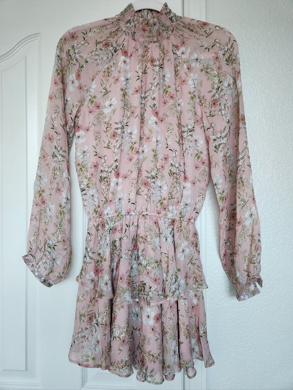 Yumi Kim Floral Long Sleeve Dress Size S